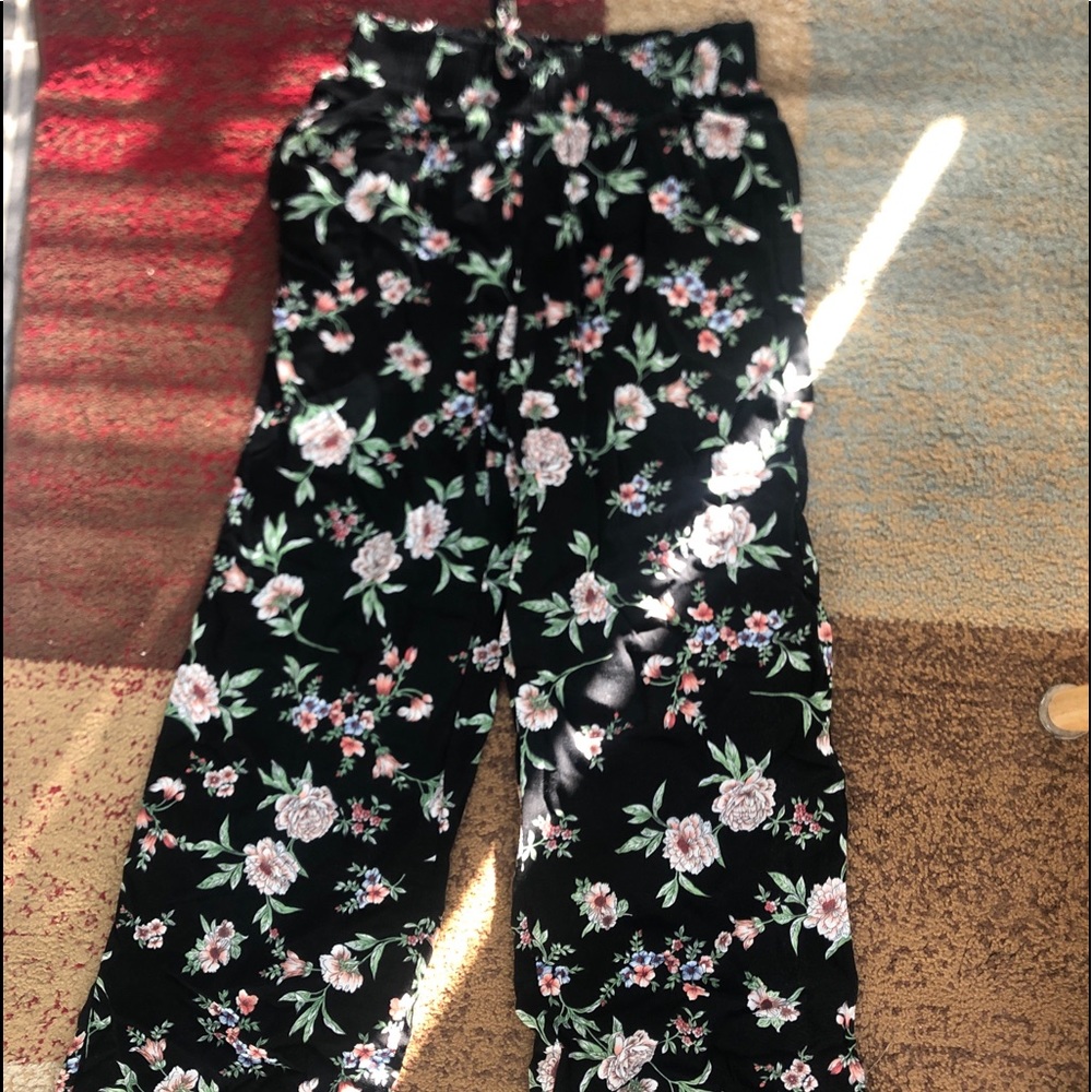 Floral Flowy Pants
